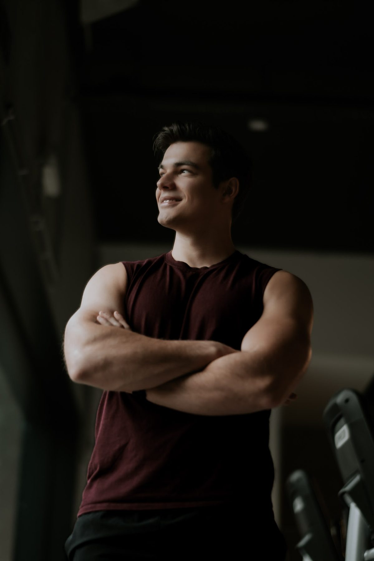 Thomas Devresse in the gym in Brussels